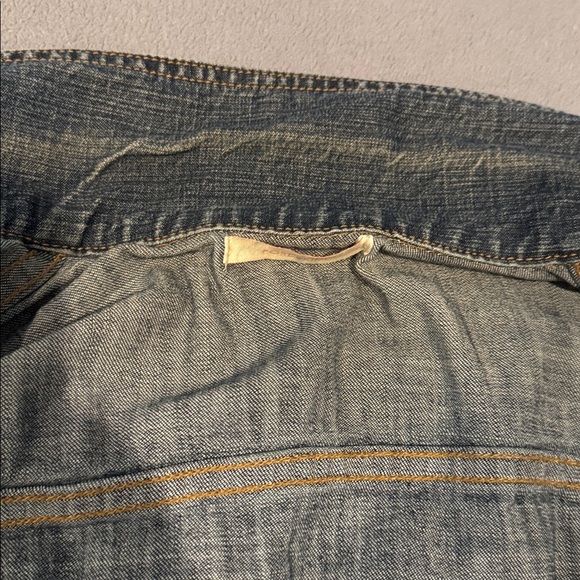 Forever 21 Dark Wash Stretchy Denim Jacket. Size M - Picture 7 of 7